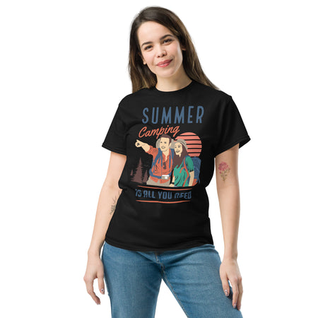 Get ready for your next adventure with our Summer Camping Adventure T-shirt! Ideal for hiking and outdoor enthusiasts, this shirt combines comfort and style. Perfect gift for nature lovers and explorers.Summer camping t-shirt, hiking t-shirt for outdoor lovers, adventure t-shirt for hikers, outdoor lovers gift, camping and hiking apparel, nature lover t-shirt, perfect hiking t-shirt, t-shirt for camping trips, outdoor adventure clothing, comfortable camping shirt, hiking shirt, summer adventure t-shirt, out
